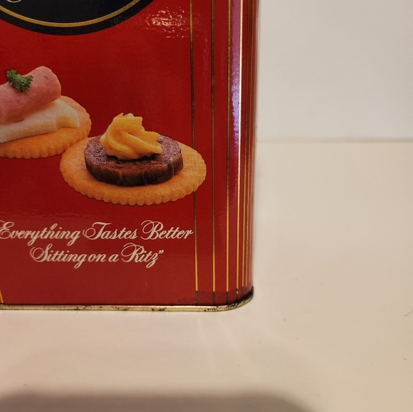 Vintage Limited Edition Ritz Cracker 16oz Tin can - Picture 11 of 16